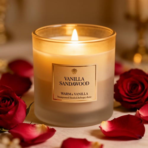 Lumânare Romantică Vanilie & Santal